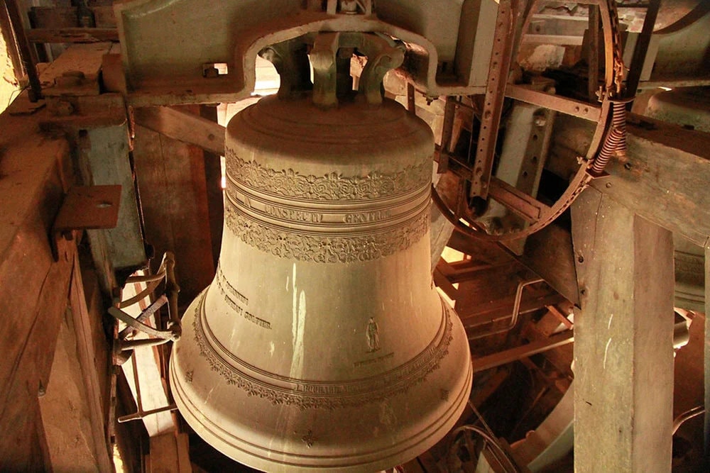 One of the bell in the towel of Notre Dame Cathedral